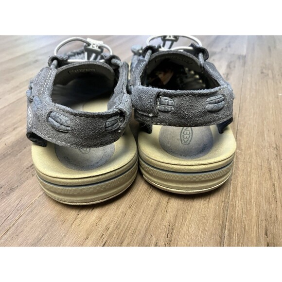 Keen Uneek gray/blue Woven Bungee Cord Water Women's Sandals Sneakers Size 6.5 - Picture 5 of 6
